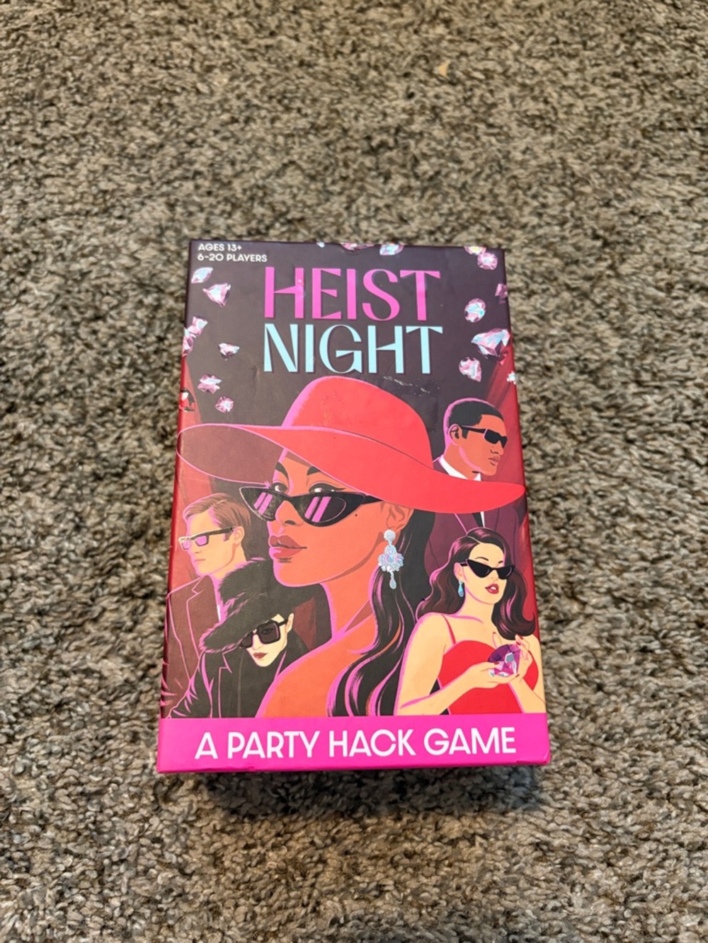Funko Heist Night Card Game - Pink, Red, Black